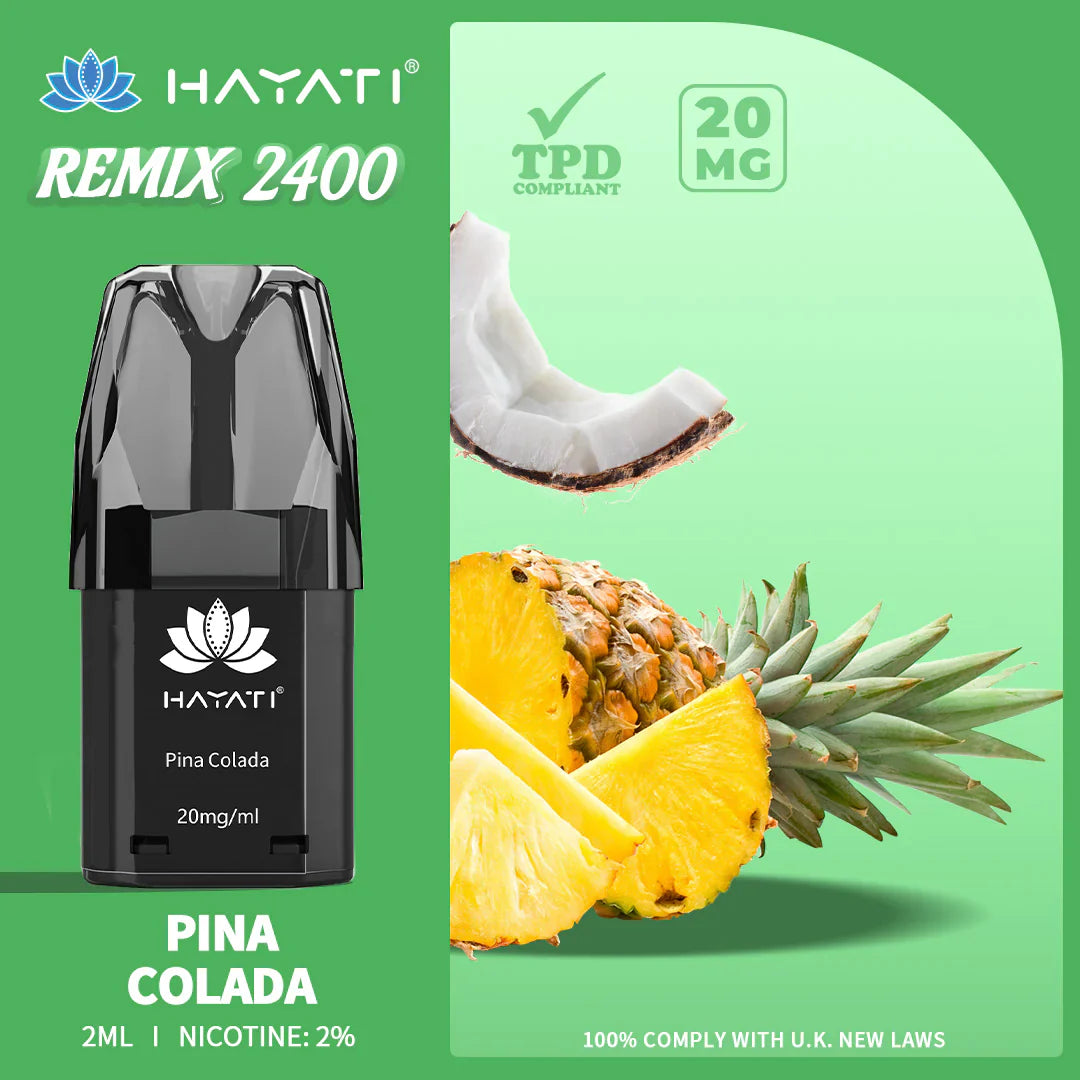 Hayati remix disposable pod kit (fiji remix)