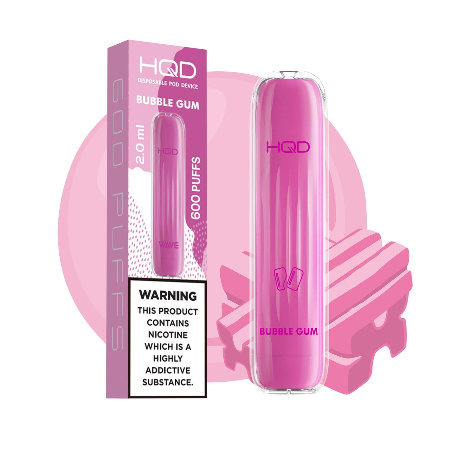 Hqd Wave 600 Puffs Diposable vape kit