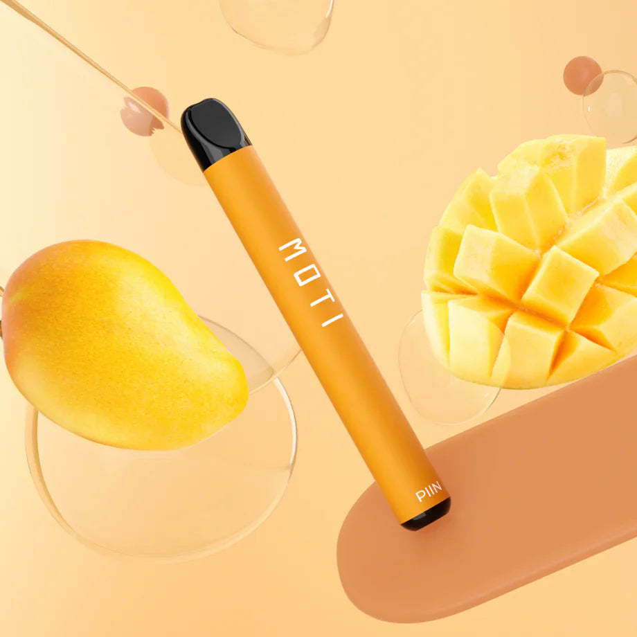 Moti Piin- Disposable Vaping Device - 600 Puffs  (tropical mango)