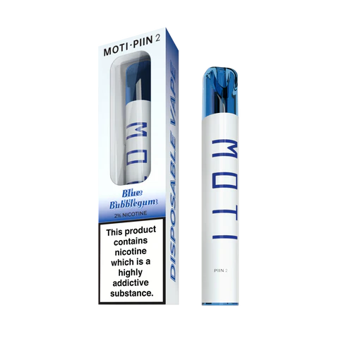 Moti piin 2 disposable 600 puffs (blue bubblegum)