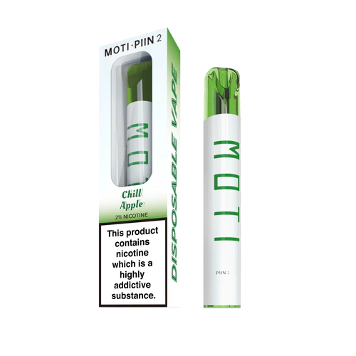 Moti piin 2 disposable 600 puffs (chill apple)
