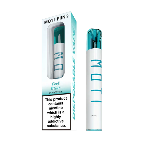 Moti piin 2 disposable 600 puffs (Cool mint)