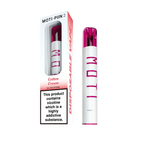 Moti piin 2 disposable 600 puffs (Cotton cream)