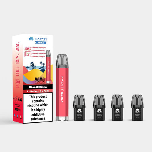 Hayati remix disposable pod kit (hawaii remix)