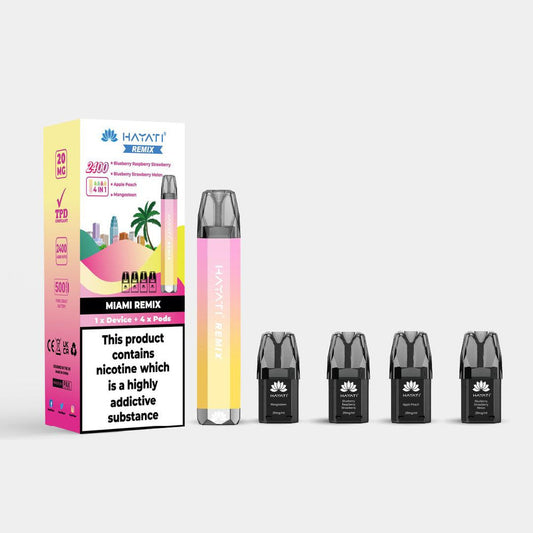 Hayati remix disposable pod kit (miami remix)