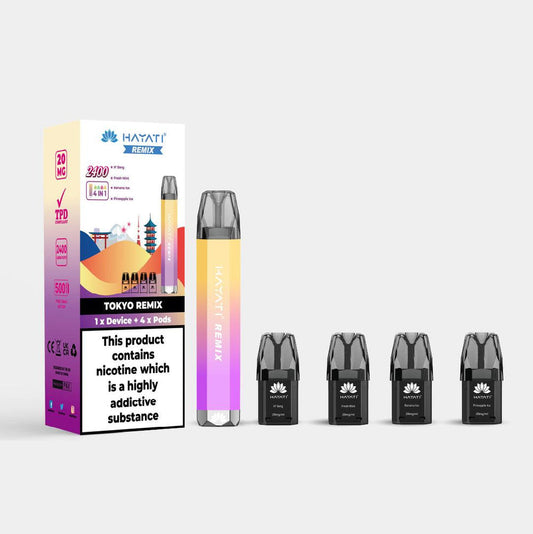Hayati remix disposable pod kit (tokyo remix)