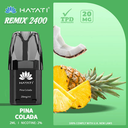 Hayati remix disposable pod kit (fiji remix)
