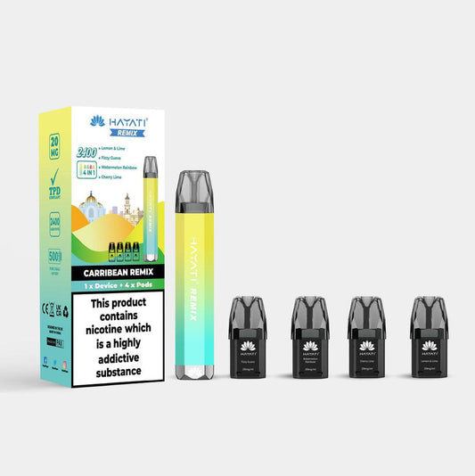 Hayati remix disposable pod kit (carribean remix)