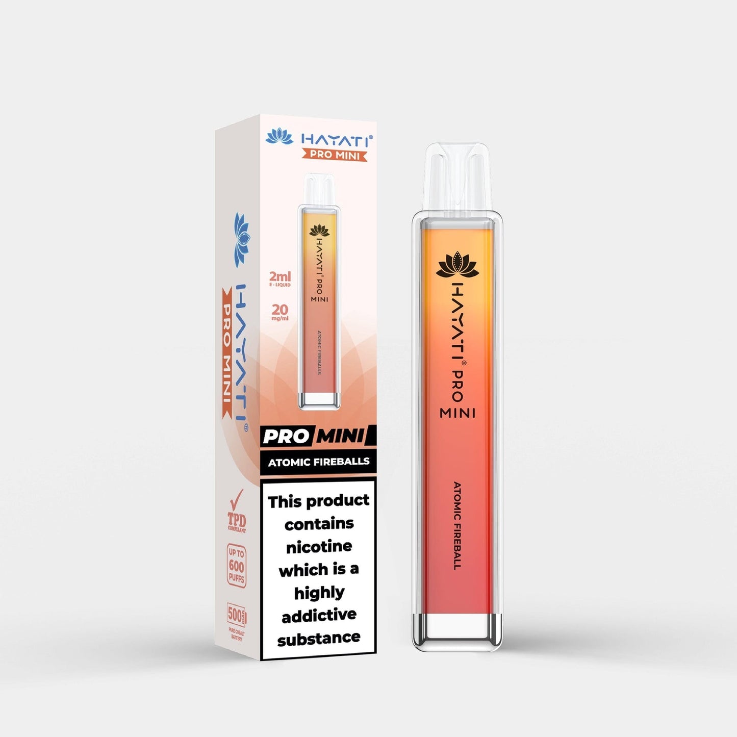 Hayati pro mini 600 puffs (atomic fireballs)