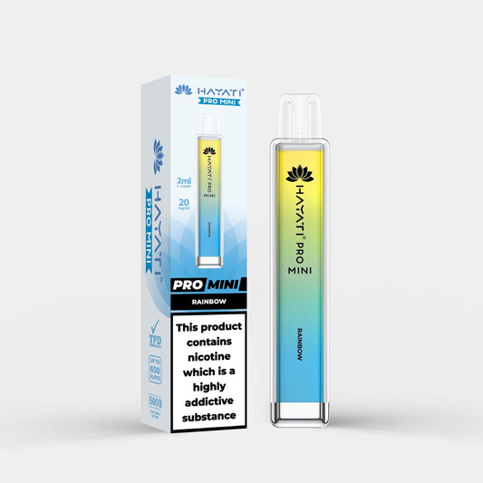 Hayati pro mini 600 puffs (rainbow)