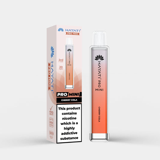 Hayati pro mini 600 puffs (cherry cola)