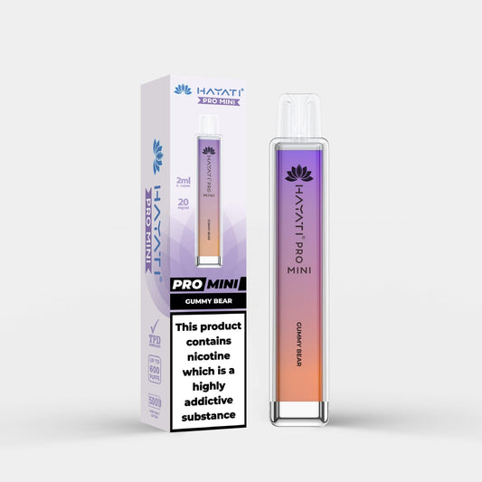 Hayati pro mini 600 puffs (gummy bear)