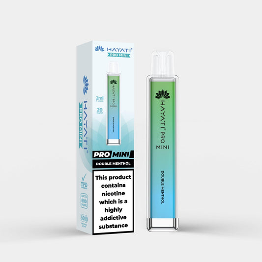 Hayati pro mini 600 puffs (double menthol)
