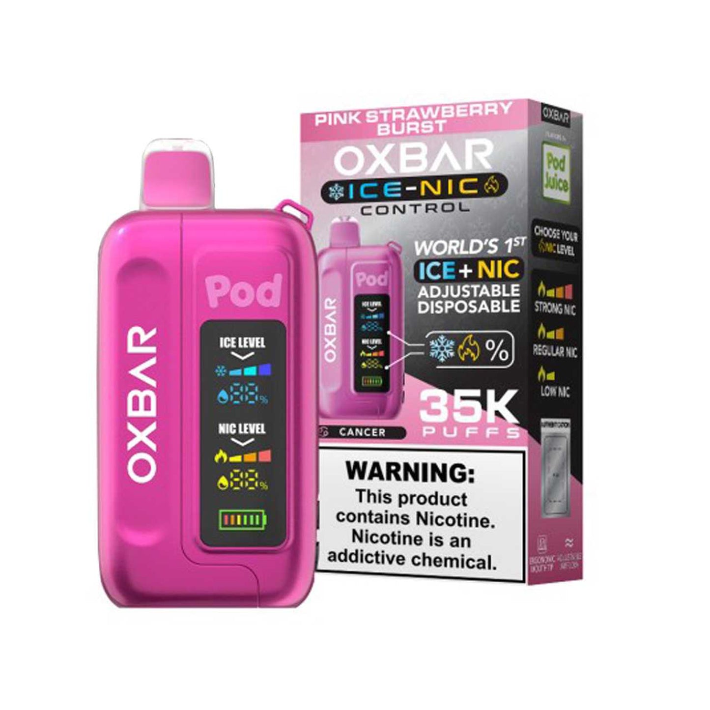 OXBAR 35K Ice-Nic Control Disposable Vape
